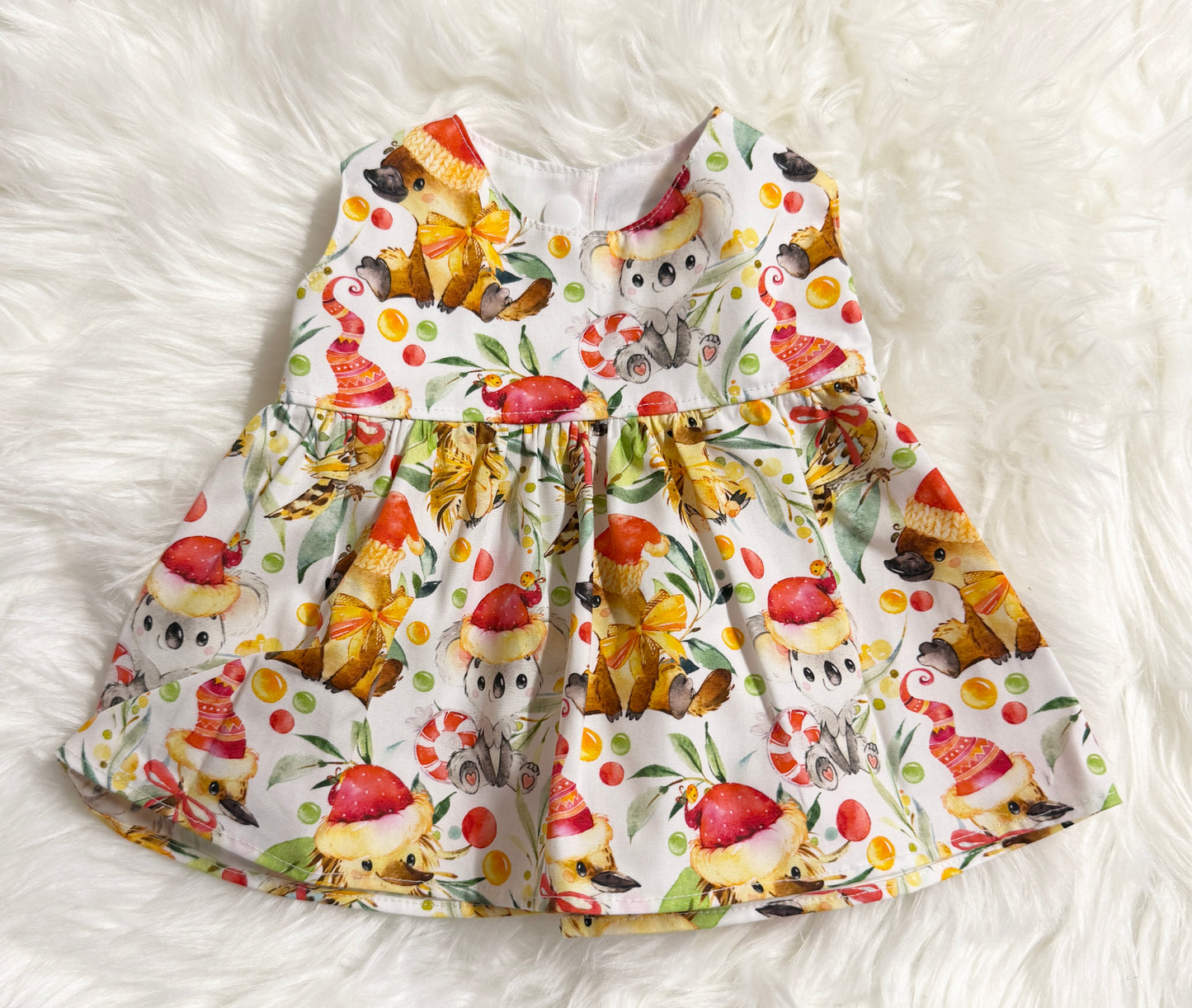 Aussie Animals Hats Christmas Dress