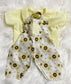 Lemon Sunflower Overalls