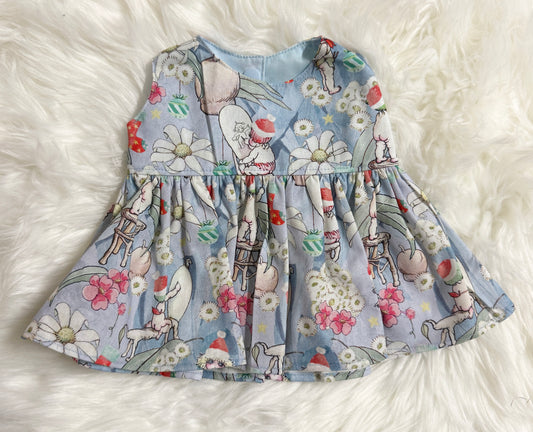 Blue May Gibbs Christmas Dress