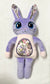 Large Rag Doll Bunny Stuffie