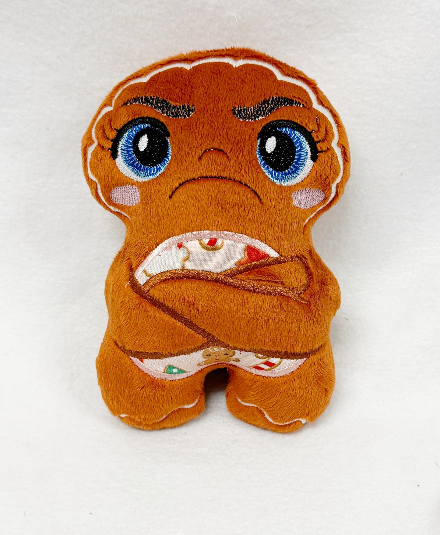 Large Gingerbread Bad Mood Brigade Stuffie