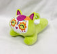 Large Sugar Skull Kitty Tummy Time Stuffie