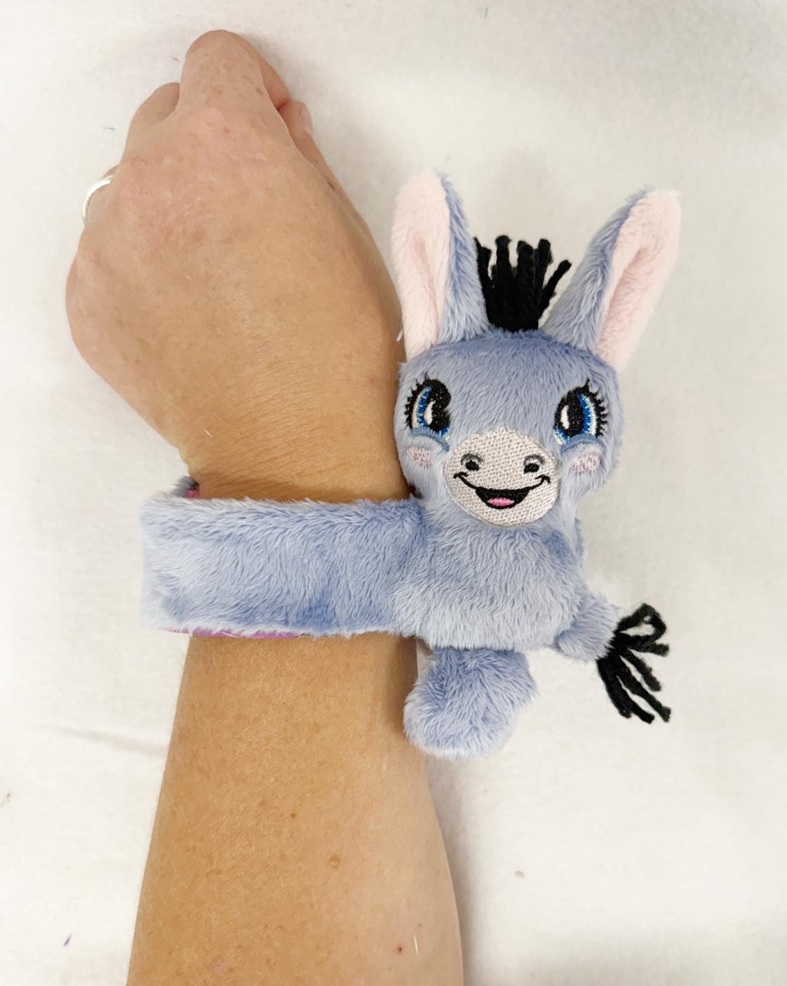 Blue Donkey Slap Band Bracelet