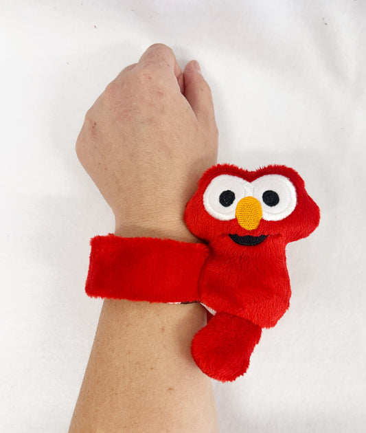 Red Cuddly Monster Slap Band Bracelet