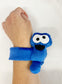 Blue Cookie Muncher Slap Band Bracelet