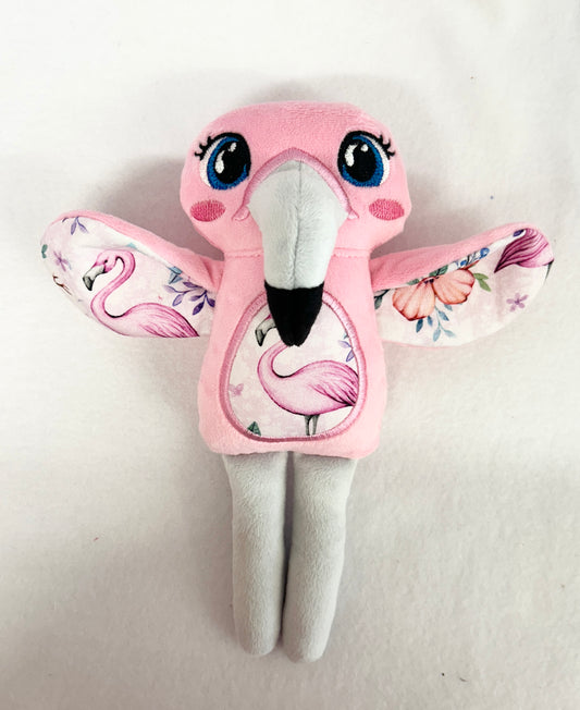 Medium Flamingo Rag Doll Stuffie