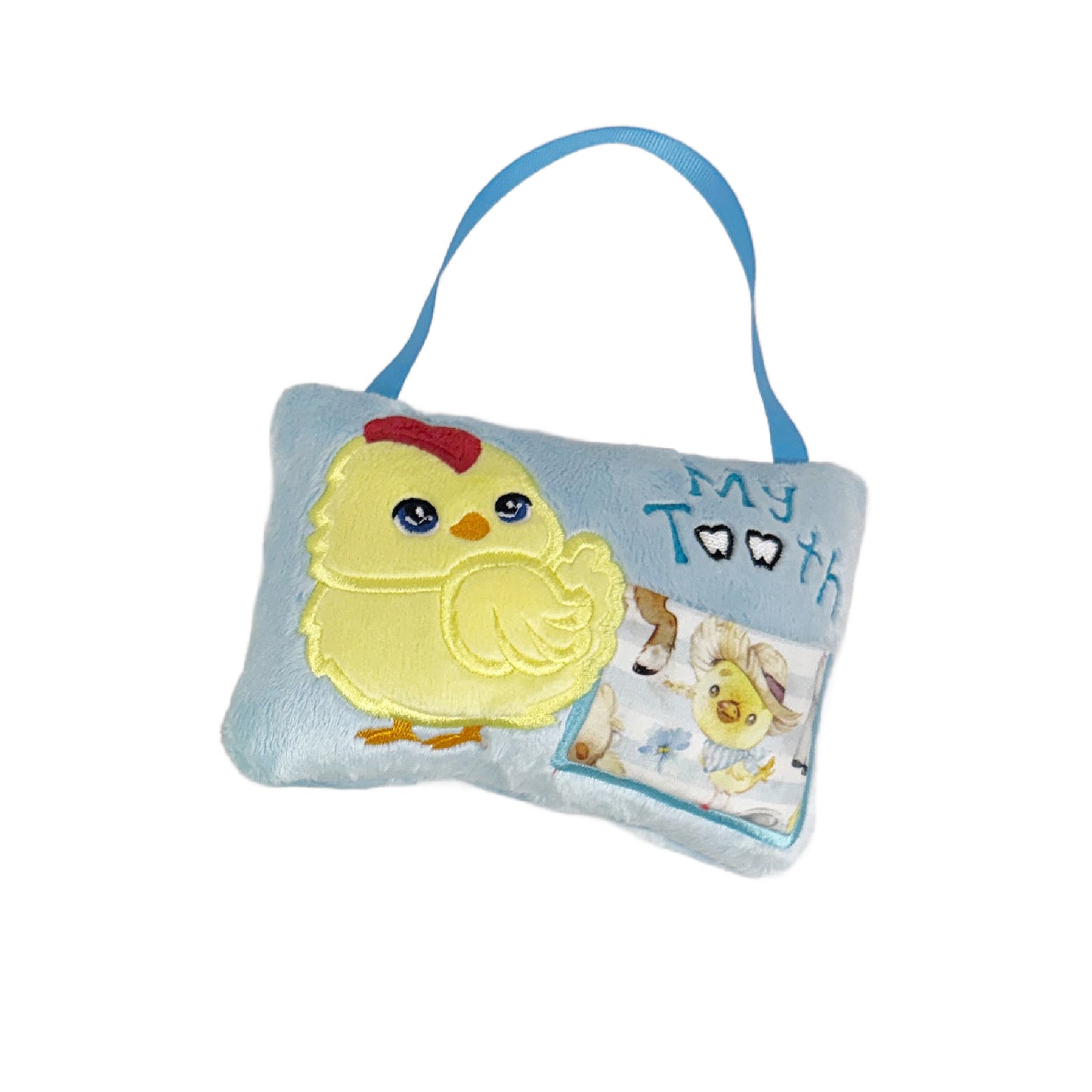 Small Chicken Tooth Fairy Pillow