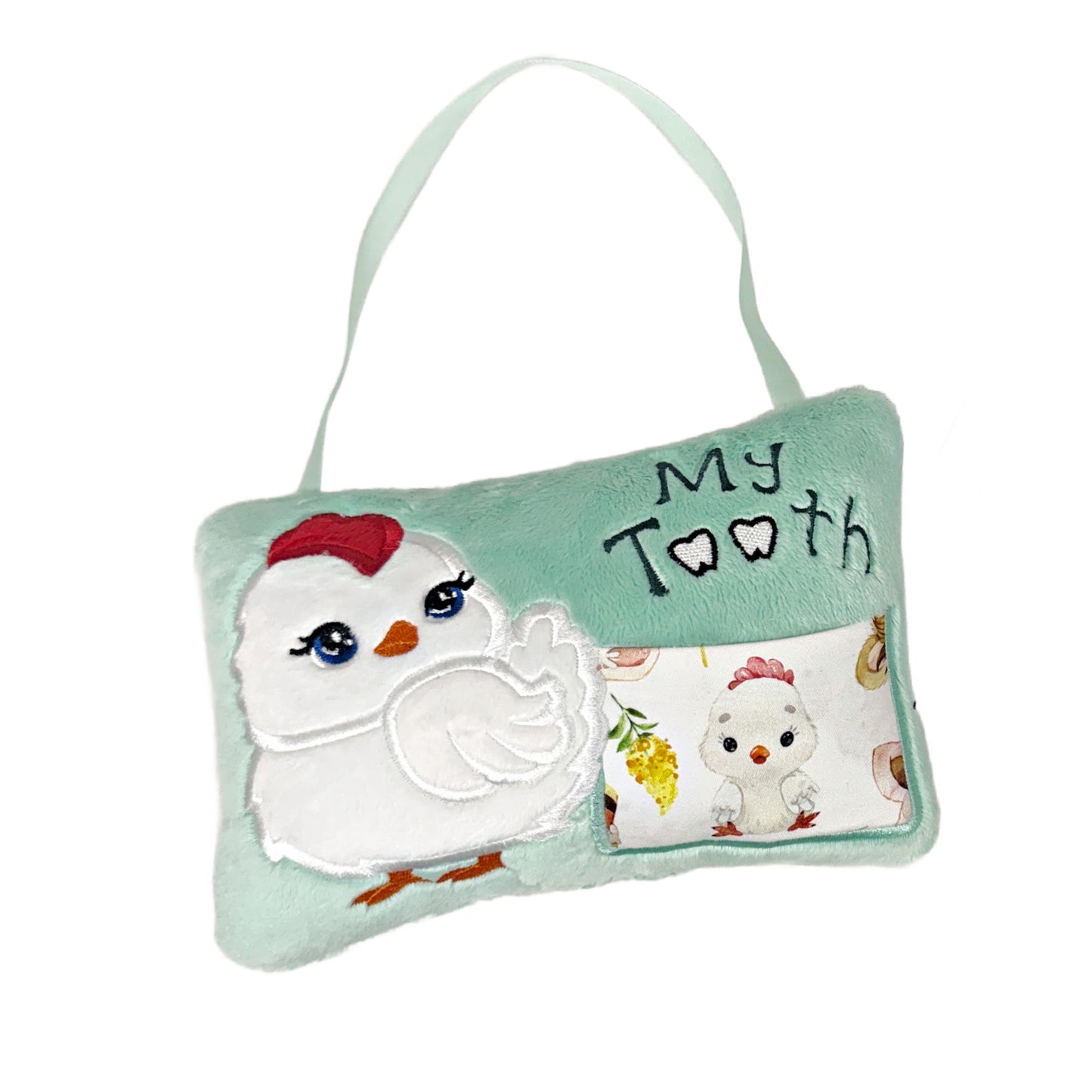 Large Chicken Tooth Fairy Pillow
