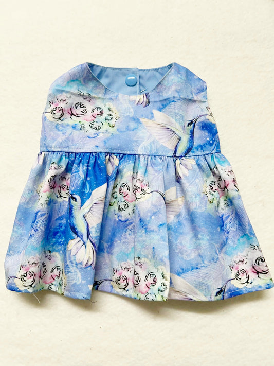 Blue Hummingbirds Dress
