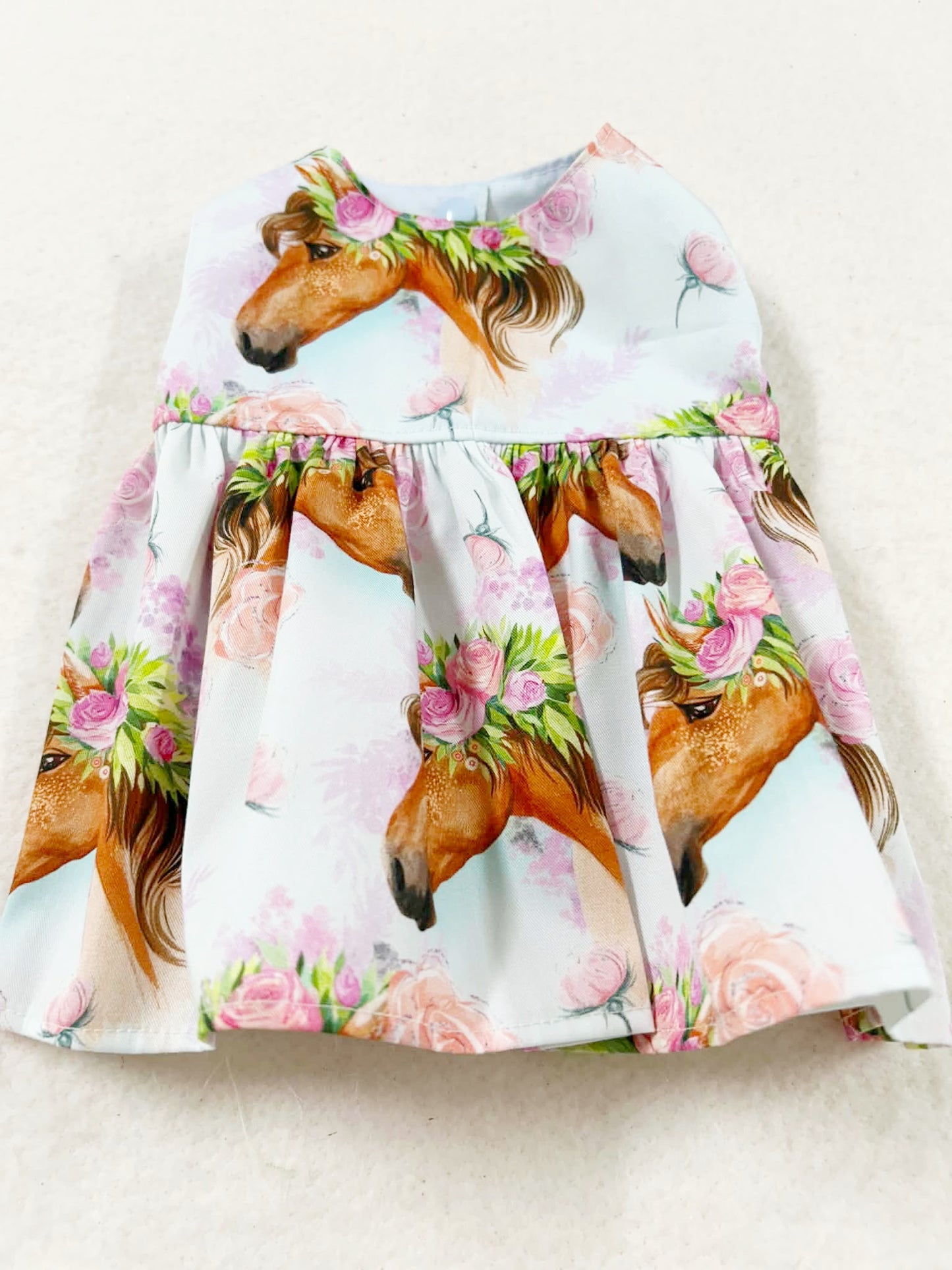Floral Horses Dress