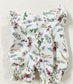 Floral Giraffes Flutter Romper