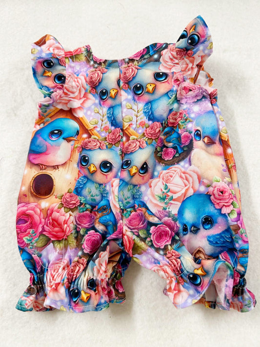 Birdhouse Bluebird Flutter Romper