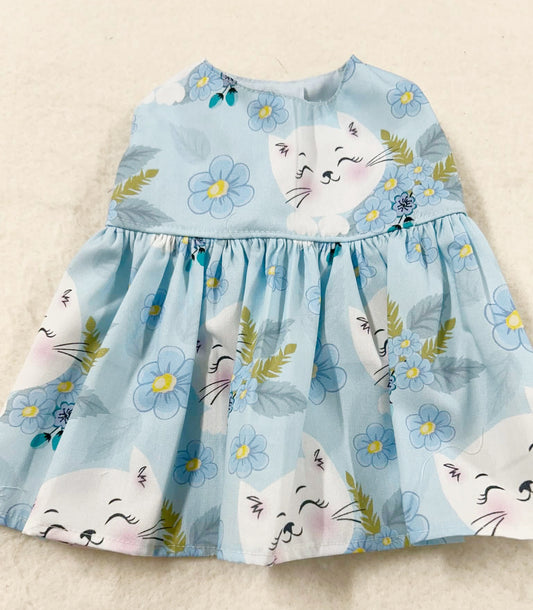 Blue Kitties Dress