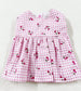 Pink Gingham Cherries Dress