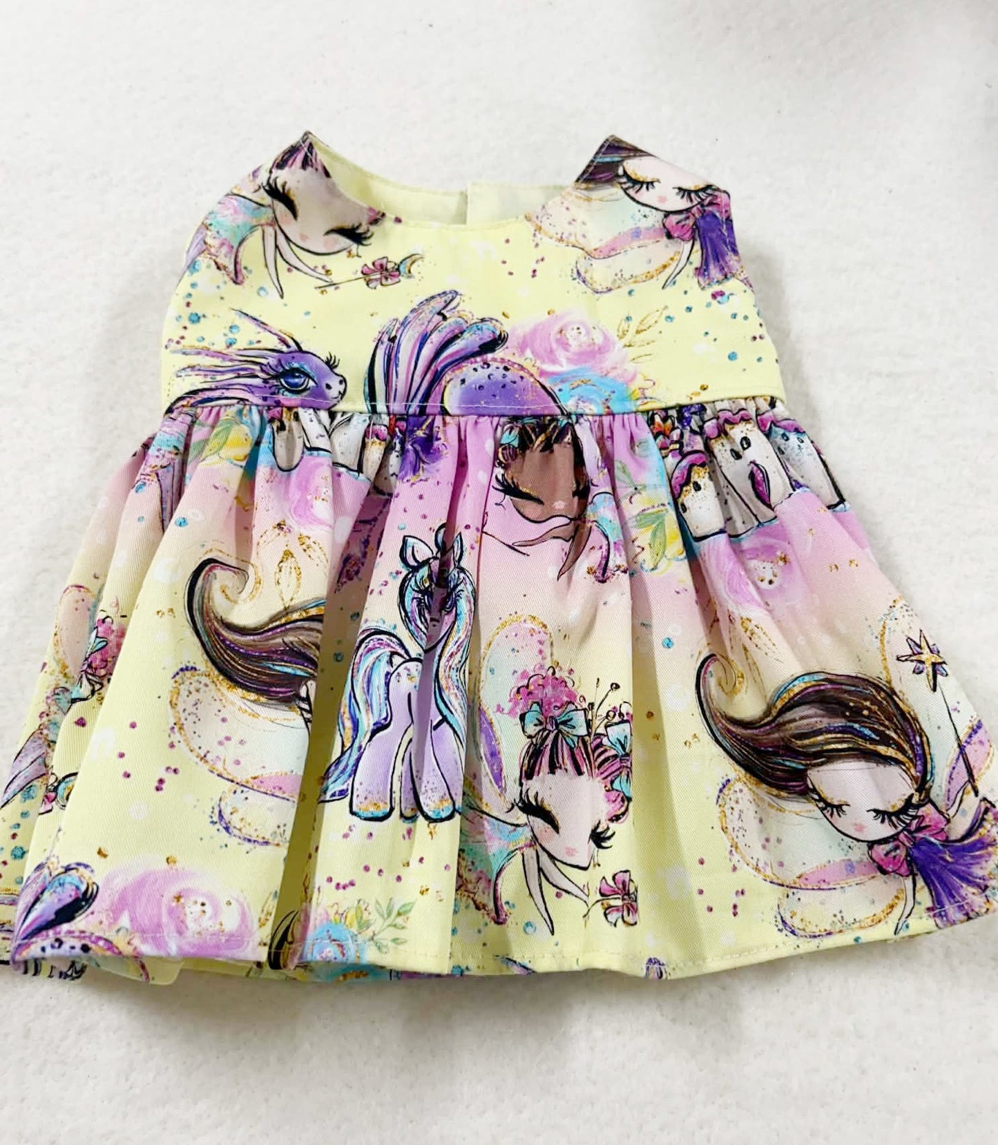 Yellow Fairy Unicorn Dress
