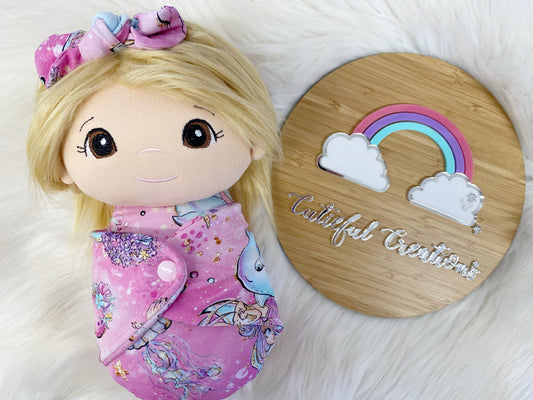 Swaddle sweetie dolls